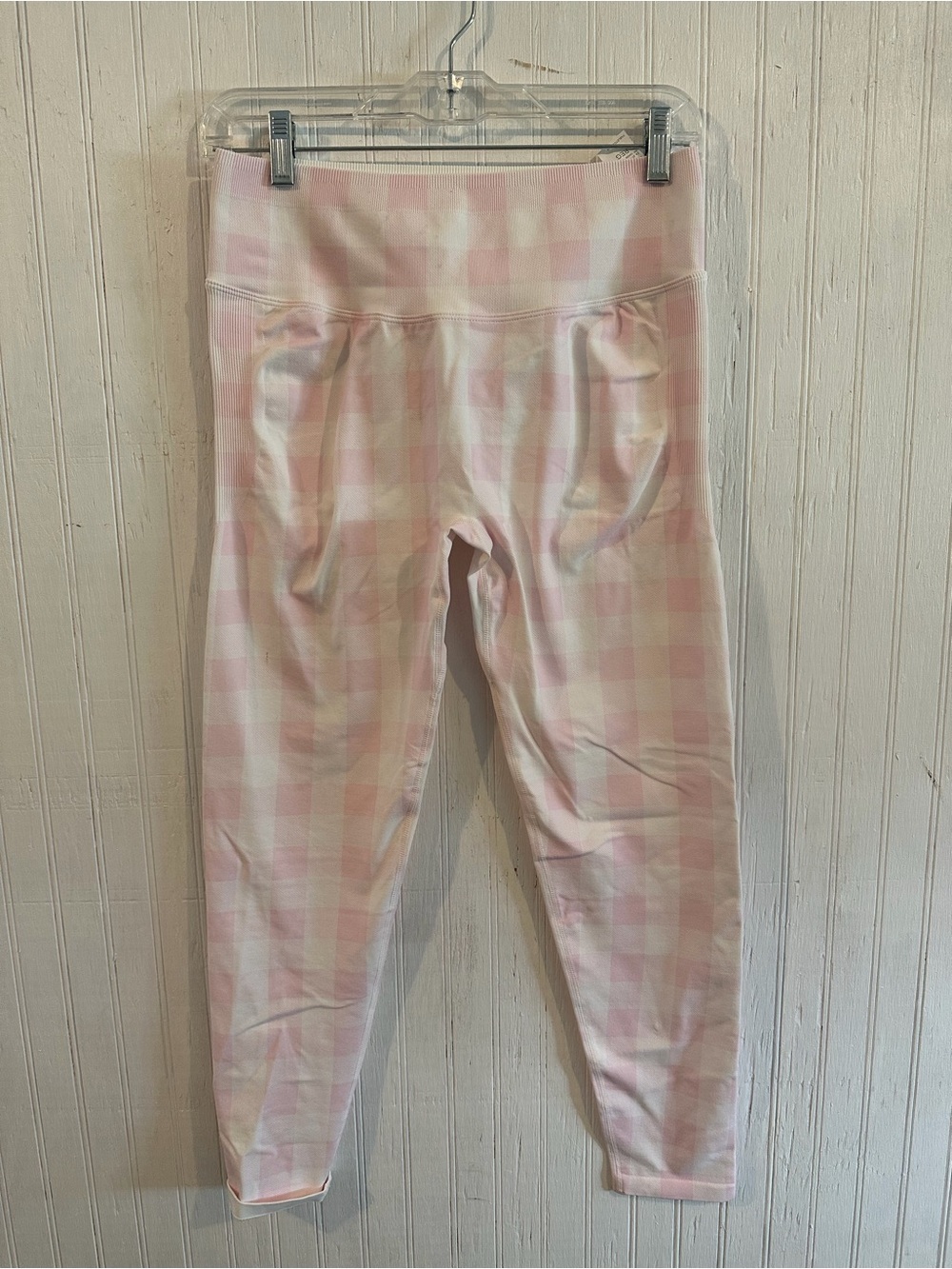 Fabletics, Pink Gingham Seamless Leggings - Picture 2 of 8